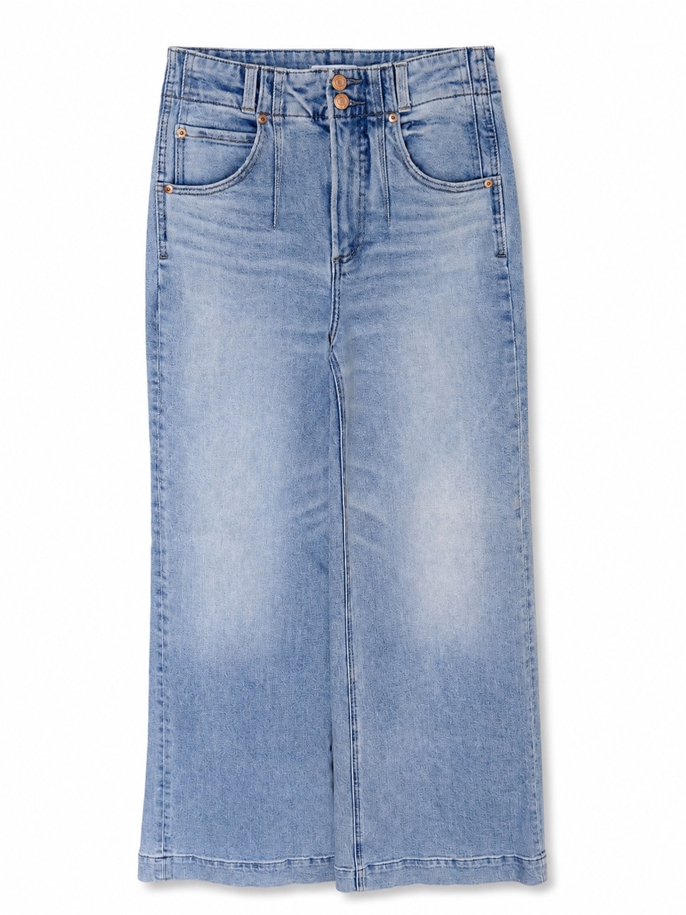 Pistola Lana High Rise Ultra Wide Leg Jeans Terrace Light Wash - Picture 4 of 7